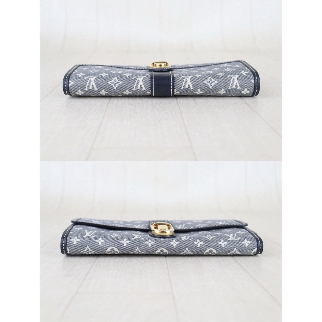 Include Entrupy Certificate of Authenticity｜Very Good ( Rank A)｜ Louis Vuitton Monogram Ldylle Portefeuille Sarah Long Wallet Encre｜Z26091509