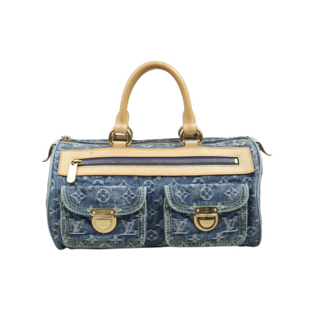 Good ( Rank AB)｜  LV Monogram Denim Hand Bag｜V25092513