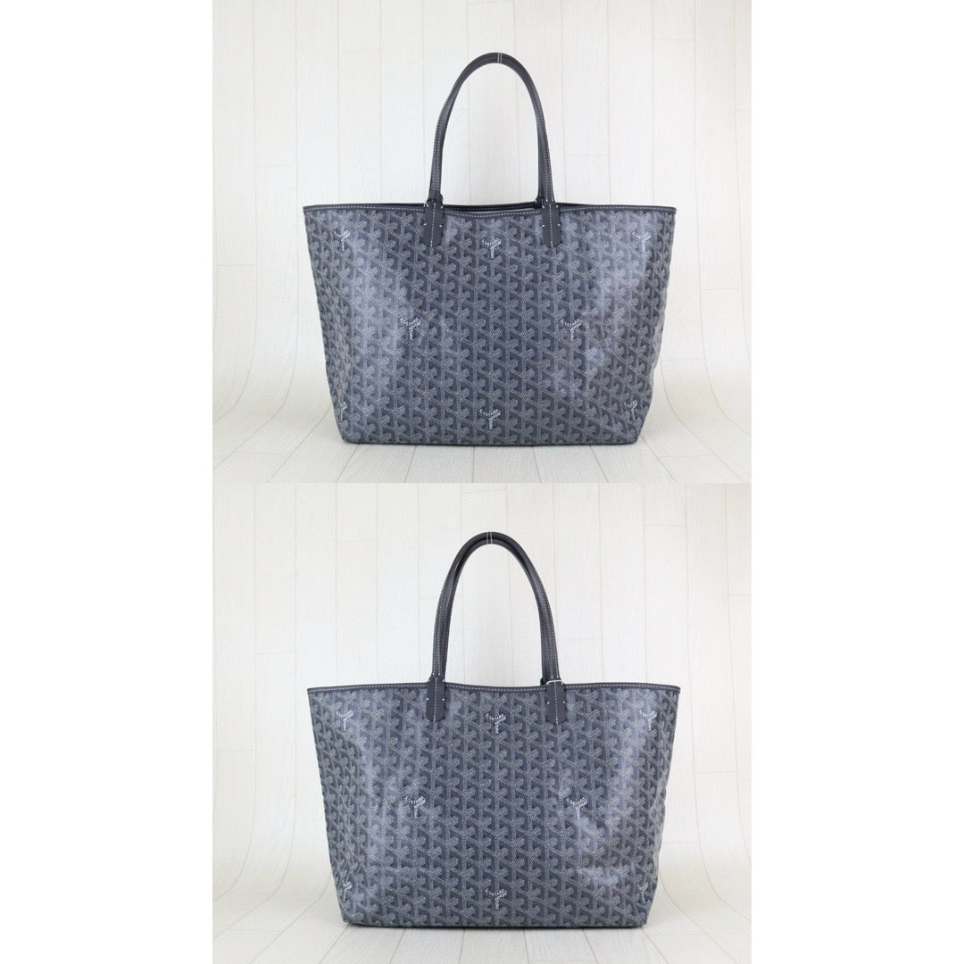 Good ( Rank AB) ｜ Goyard Saint-Louis PM Tote Bag Grey｜W24121101