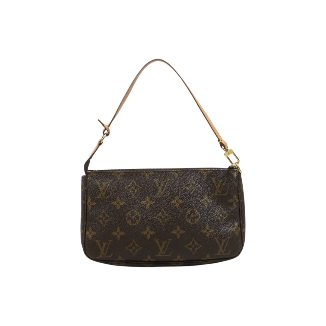 Include Entrupy Certificate of Authenticity｜Good ( Rank AB) ｜ Louis Vuitton Monogram Pochette Accessoire｜26082801