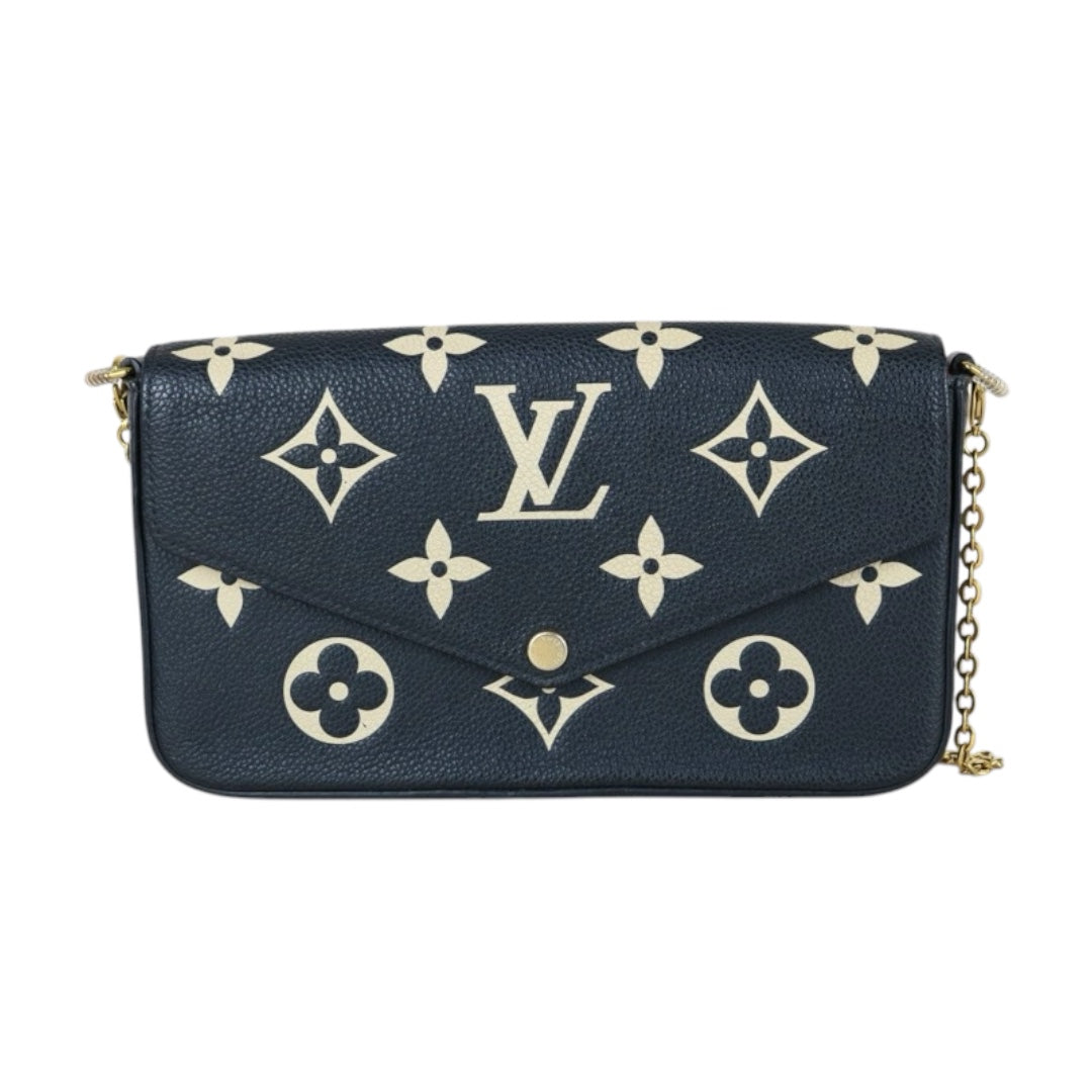 Good ( Rank AB)｜LV Monogram Pochette Felicie Shoulder Bag Black｜B25041504