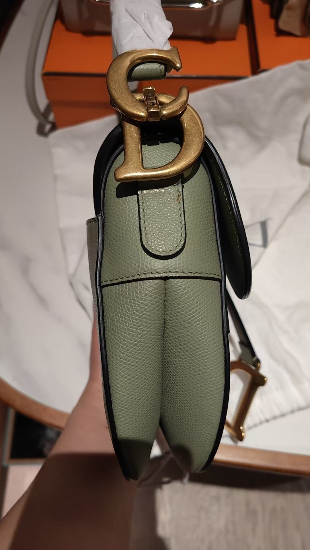 Very Good ( Rank A)｜Dior Trotter Saddle Shoulder Bag Medium