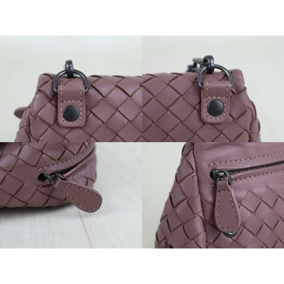 Include Entrupy Certificate of Authenticity｜Good ( Rank AB)｜ Bottega Veneta Lamb Skin Chain Shoulder Bag Cameo Brown｜S26053010