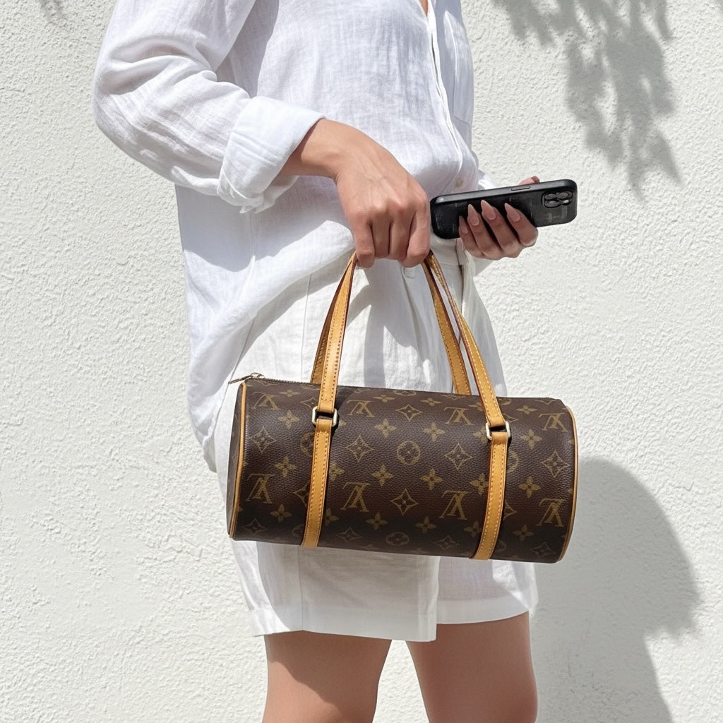 Include Entrupy Certificate of Authenticity｜Very Good ( Rank A)｜ Louis Vuitton Monogram Papillon 26 Handbag ｜26052601