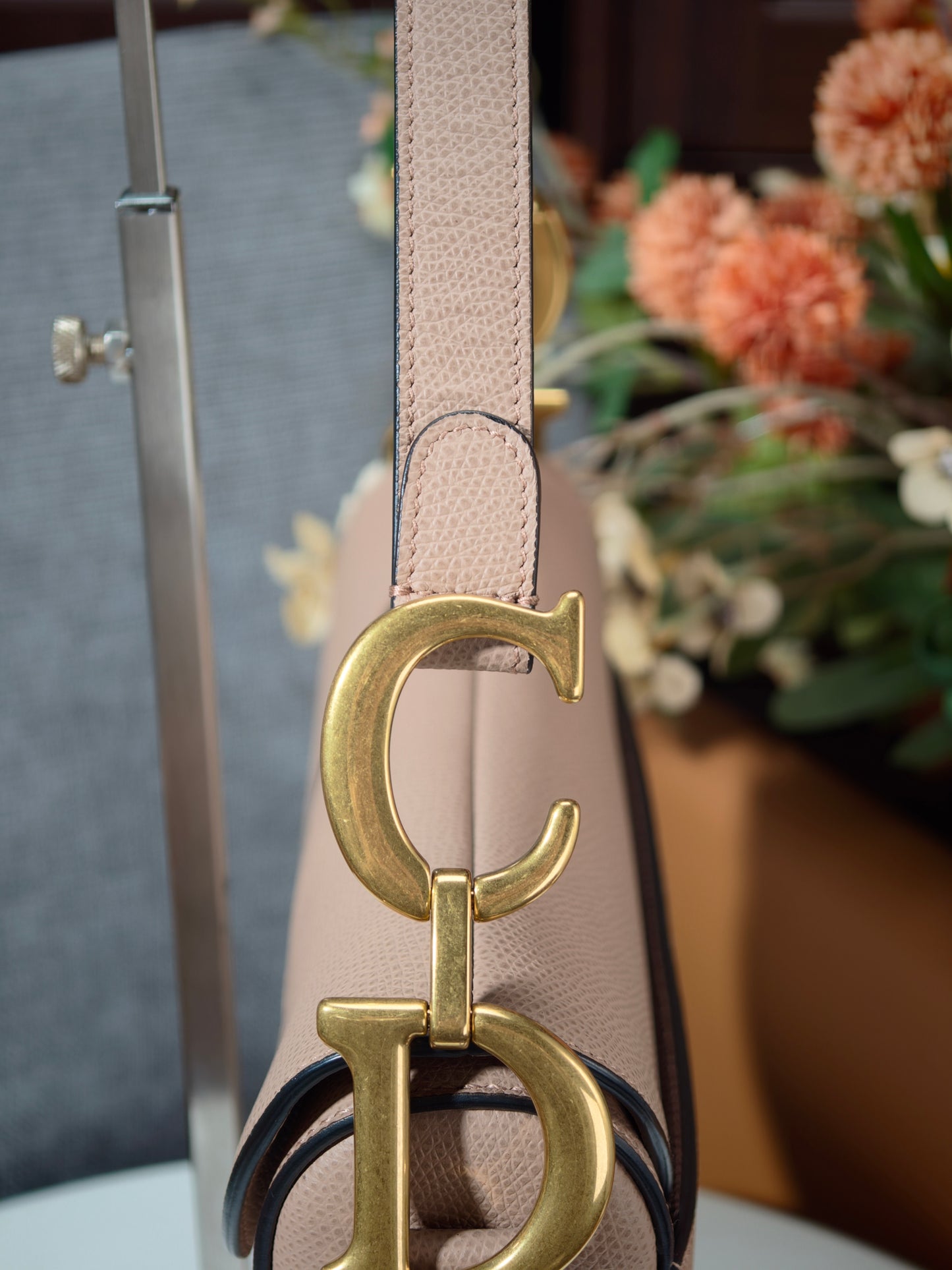 Very Good ( Rank A)｜Dior Trotter Saddle Shoulder Bag Medium  Current Model