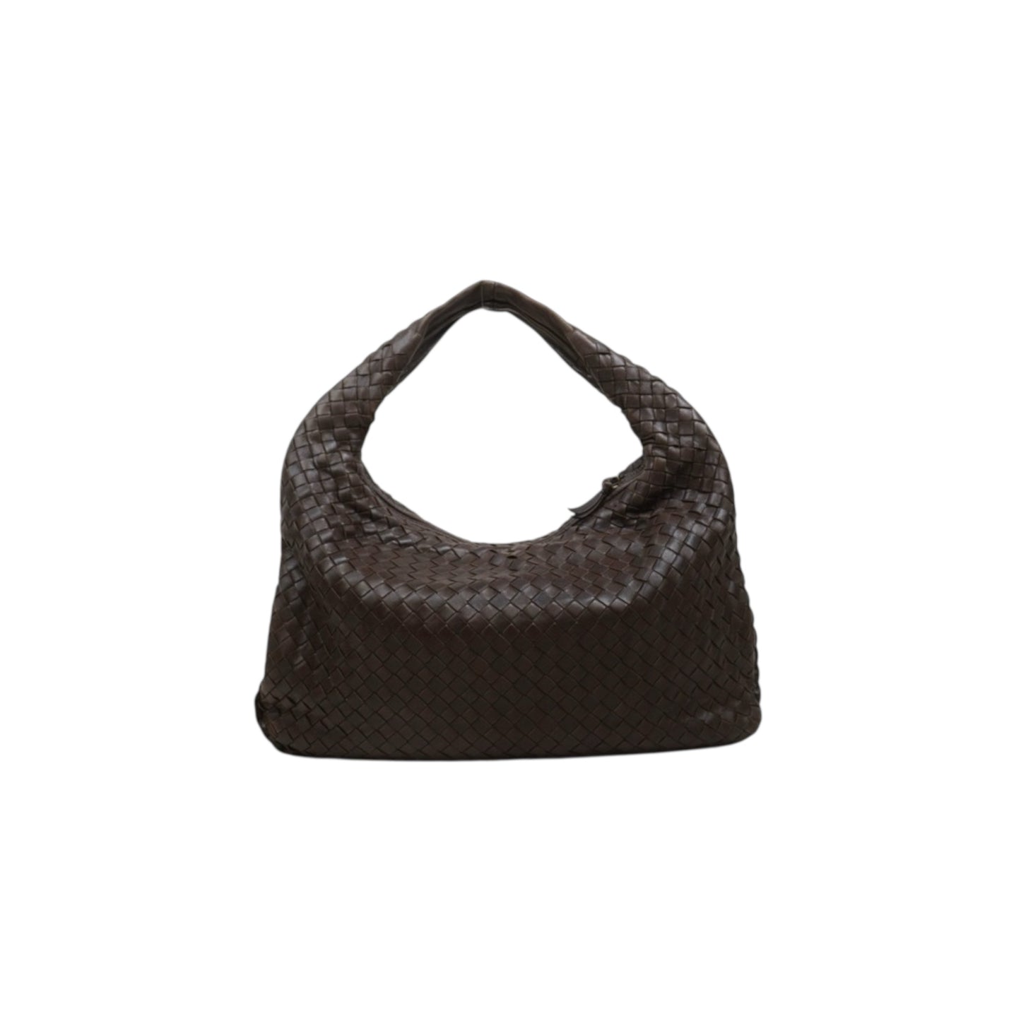 Good ( Rank AB)｜ Bottega Veneta Lamb Skin Braid Shoulder Bag Brown｜W25121609