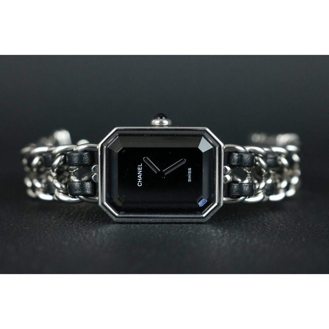 Very Good ( Rank A) ｜ CHANEL Premiere Watch S Size Black Silver｜W25091010