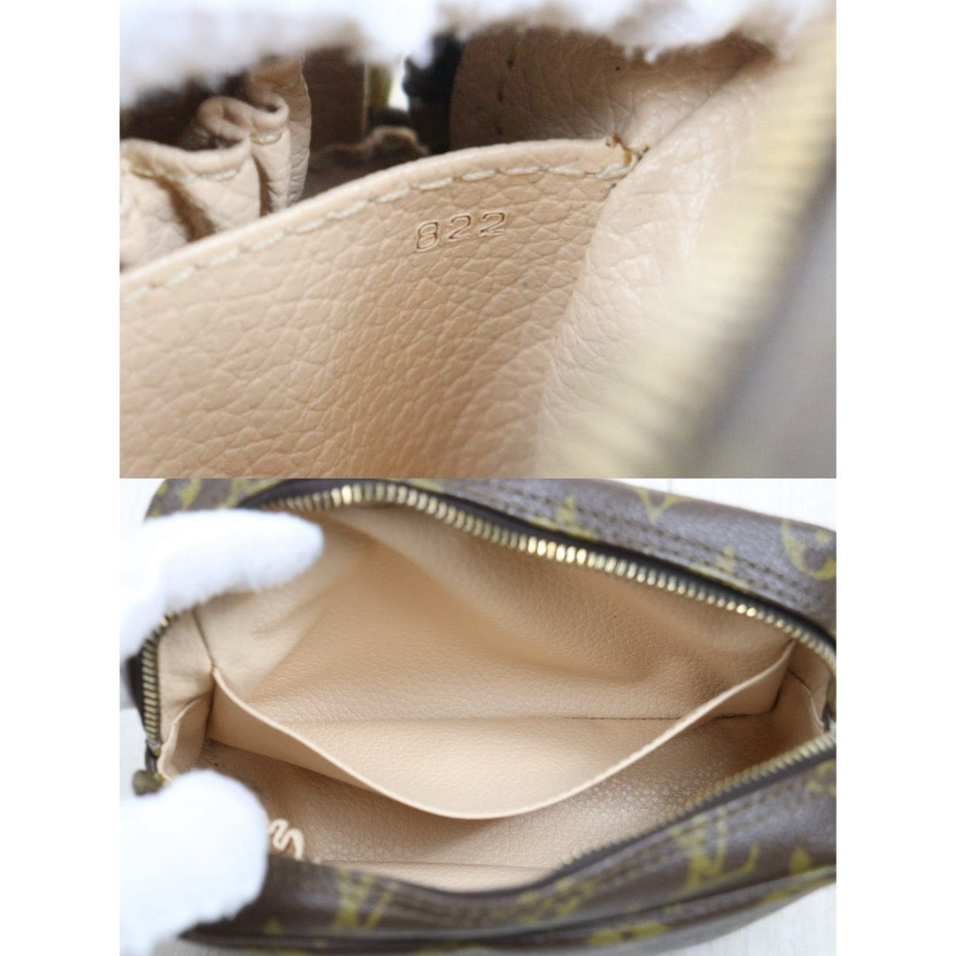 Include Entrupy Certificate of Authenticity｜Good ( Rank AB)｜ Louis Vuitton Truth Toilet 18 Monogram Makeup Pouch｜26050802
