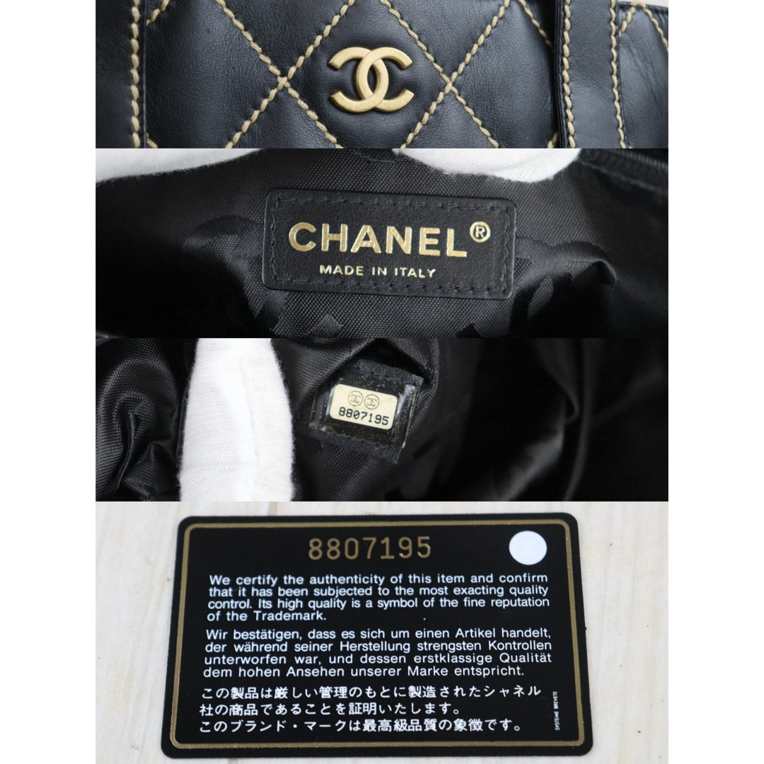 Very Good ( Rank A)｜ CHANEL Calf Leather Hand Bag Made In 2003～2004Year｜24082203