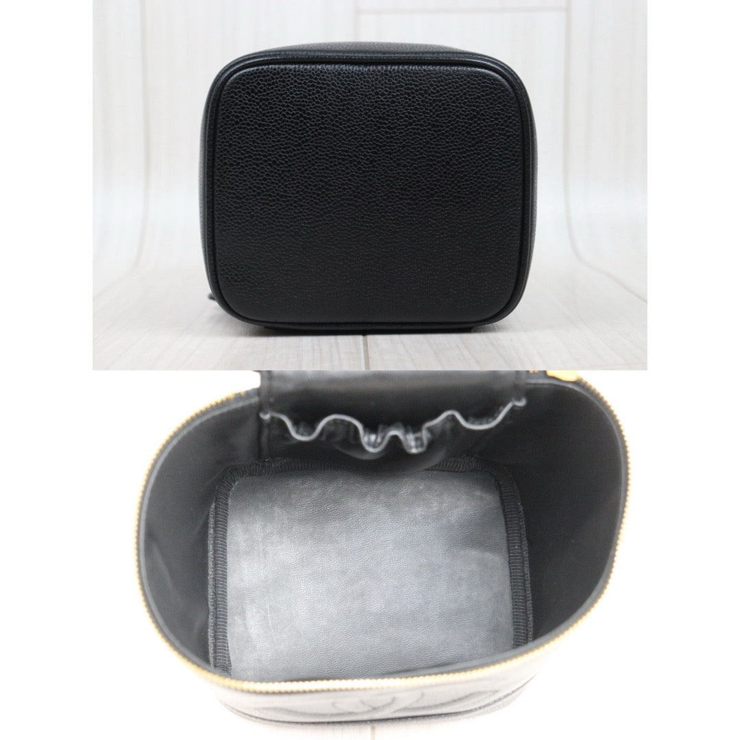Very Good ( Rank A) ｜ CHANEL Caviar Skin Vanity Handbag  Made In 1996～1997Year ｜25070801