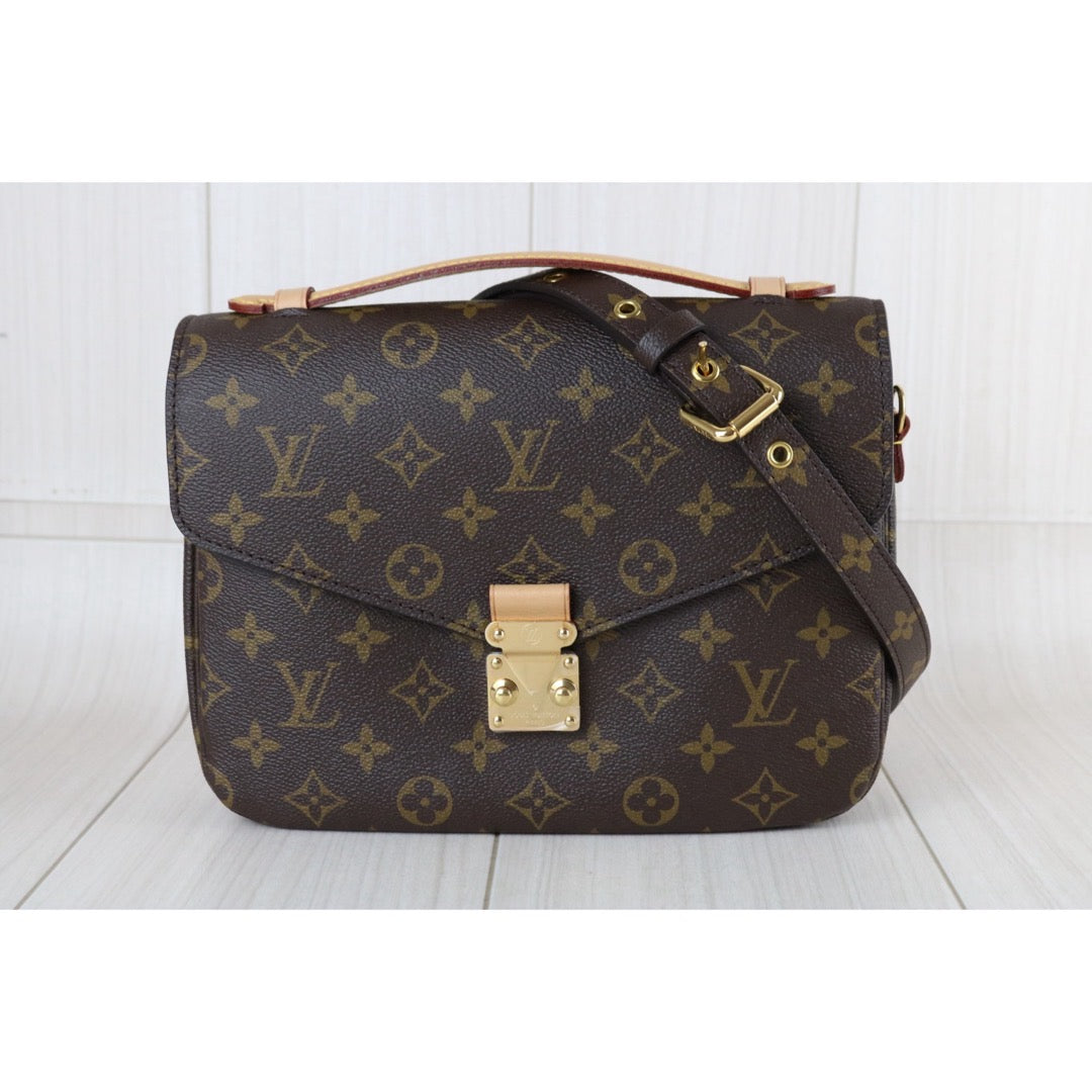Include Entrupy Certificate of Authenticity｜Very Good ( Rank A)｜LV Monogram Pichette Metis ShoulderBag  IC Chips Model｜S26072001
