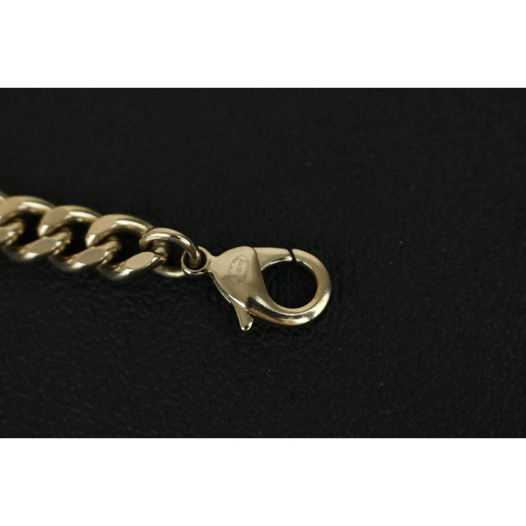 Very Good ( Rank A)｜ CHANEL Coco Mark Chain Rhinestone Chocker Necklace｜F25012310