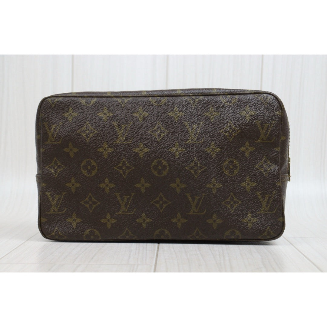 Include Entrupy Certificate of Authenticity｜Good ( Rank AB)｜ Louis Vuitton Truth Toilet 28 Monogram Makeup Pouch｜26060402