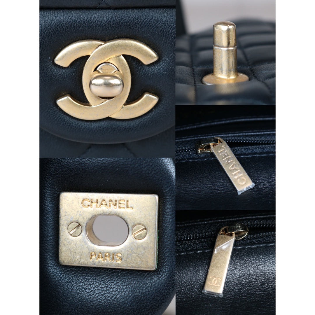 Very Good ( Rank A)｜ CHANEL Matrasse Lamb Skin Single  Flap Bag Made in 2019Year｜S24071101