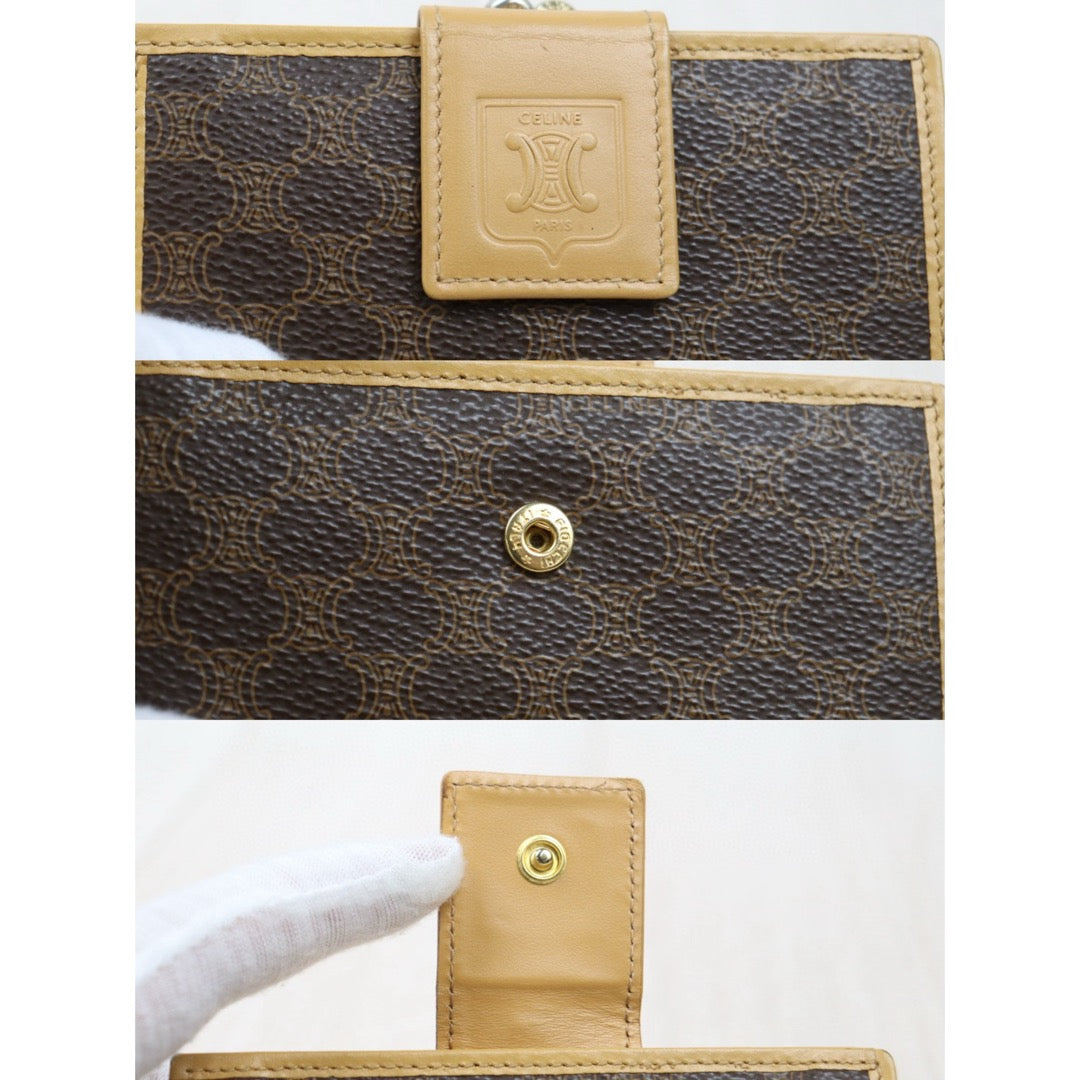 Good ( Rank AB)｜ CELINE Macadam Wallet ｜V24122613