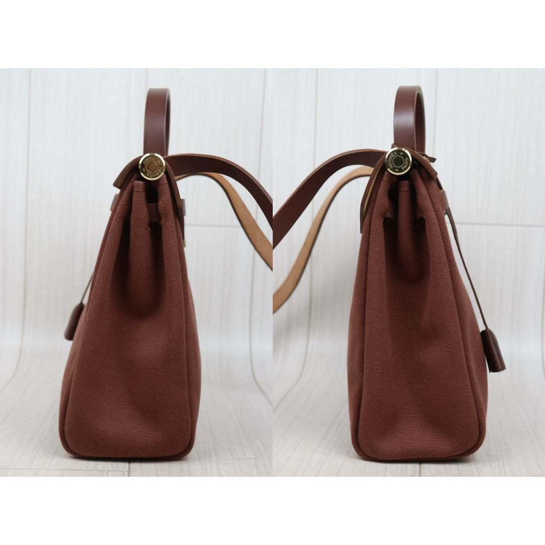 Good ( Rank AB)｜ HERMES Herbag PM □E Shoulder Bag  Made In 2001 Year｜25052202