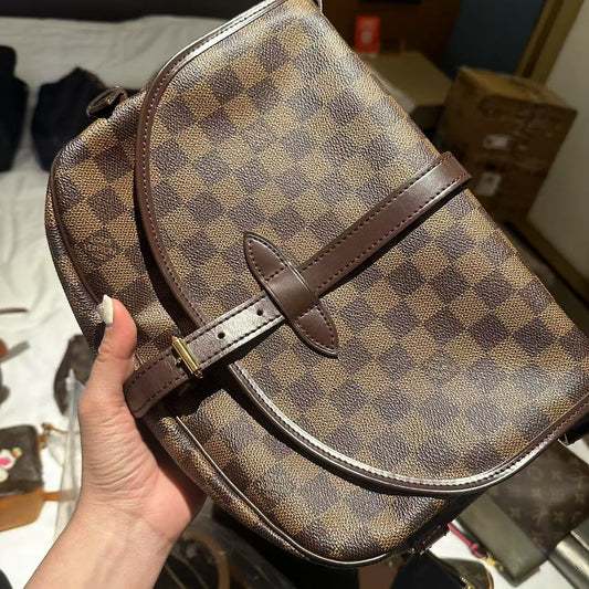 LV Damier Saumur MM Shoulder Bag