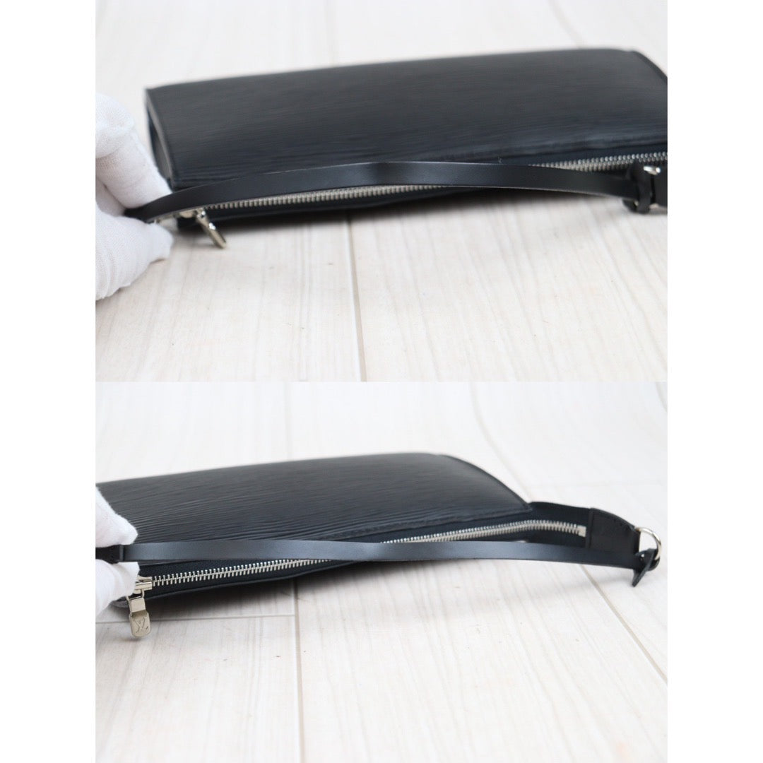Rank SA ｜LV Epi Pochette Accessoir Handbag With Shoulder Strap Black｜24031304