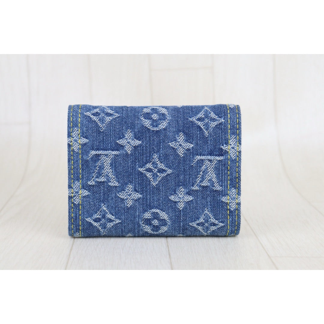 Excellent（Rank SA）｜LV Monogram Denim Wallet  IC Chips Model｜S25092203