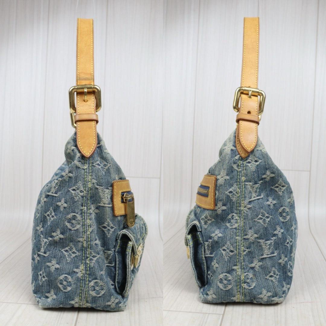 Fair ( Rank B) ｜  LV Monogram Baggy Denim Shoulder Bag｜A25091803