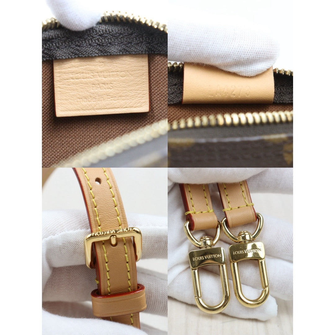 Very Good ( Rank A)｜LV Monogram Nano Speedy Handbag Shoulder Bag Current Model｜W25122604