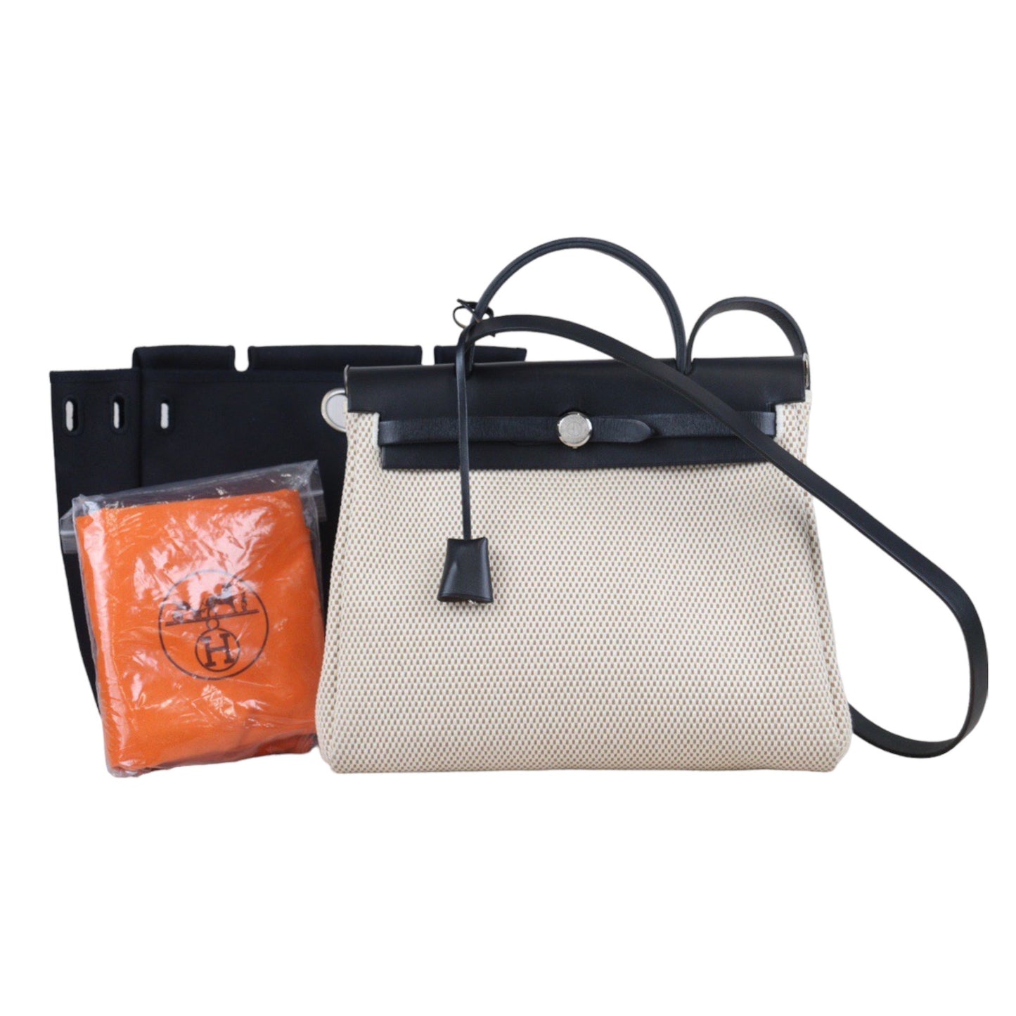 Rank A ｜ HERMES Herbag PM Shoulder Bag □C Stamp With Change Bag｜23092604