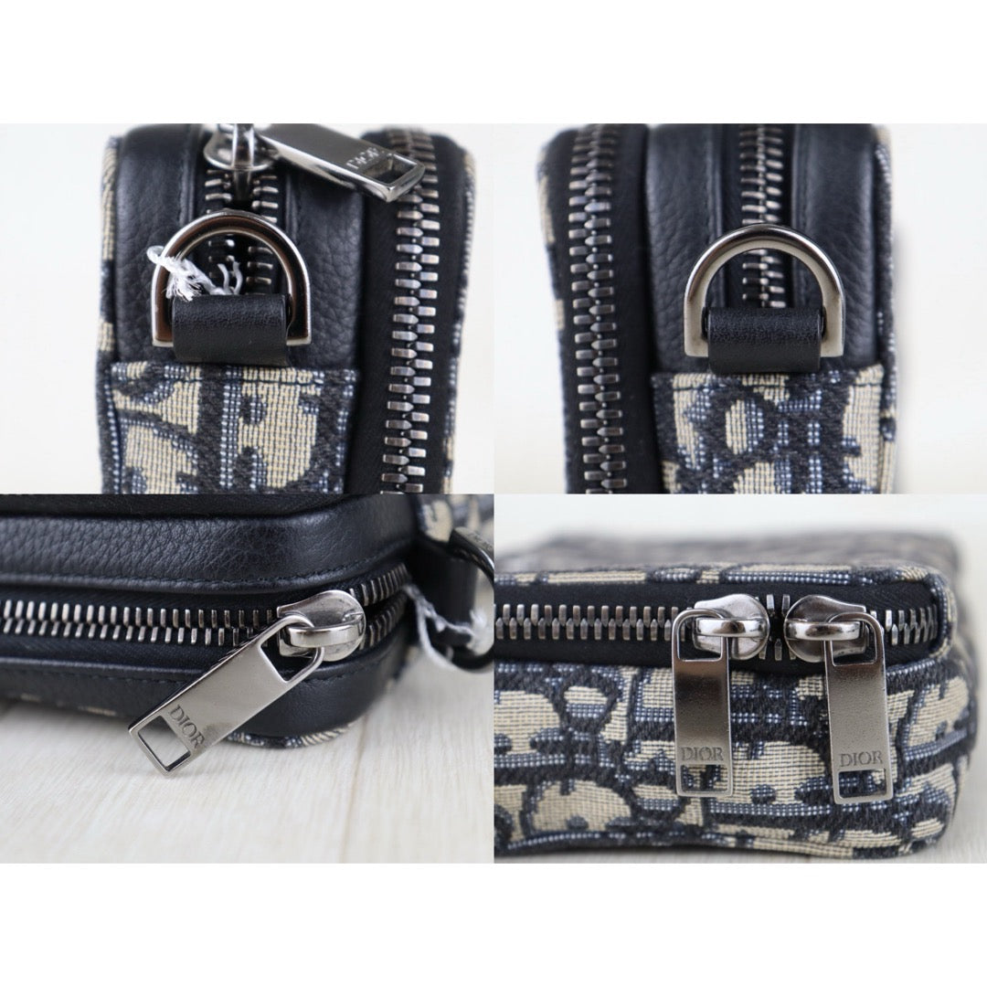Include Entrupy Certificate of Authenticity｜Very Good ( Rank A)｜Dior Trotter Montaige  Oblique Camera Shoulder Bag ｜S26072527
