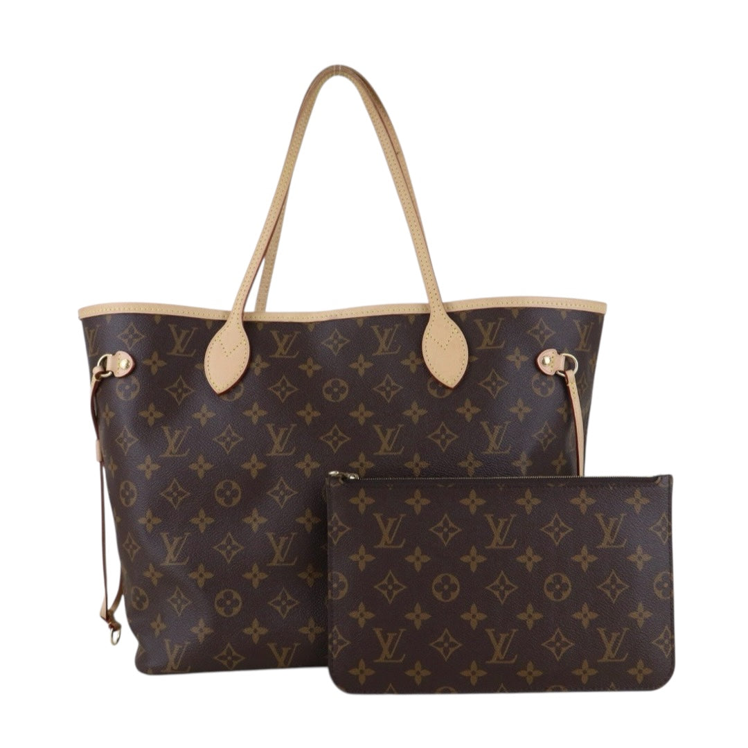 Include Entrupy Certificate of Authenticity｜Very Good ( Rank A)｜ Louis Vuitton Monogram Neverful MM ShoulderBag With Pouch  IC Chips Model｜S26060120