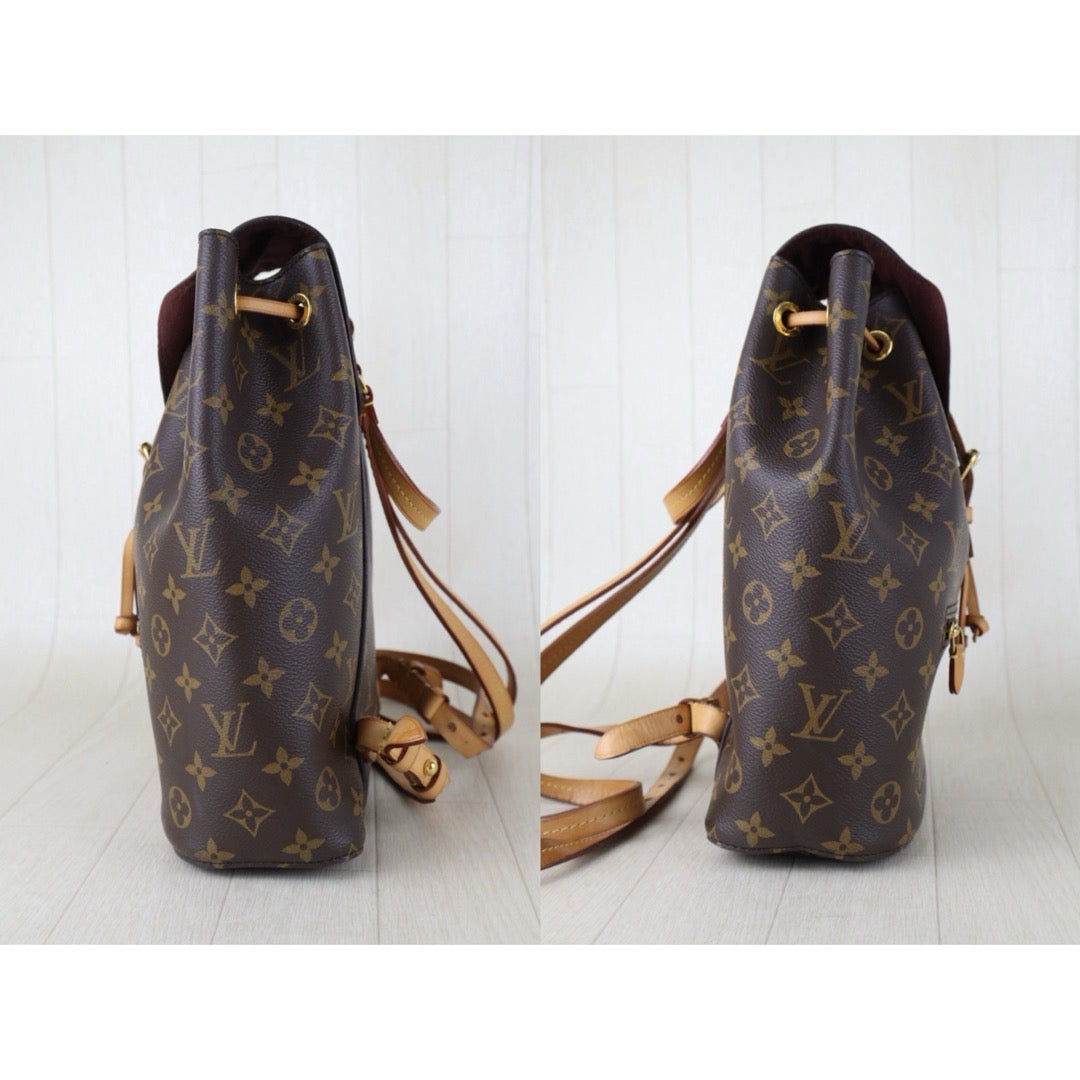 Include Entrupy Certificate of Authenticity｜Good ( Rank AB)｜ Louis Vuitton Monogram Montsouris  Backpack｜26080102