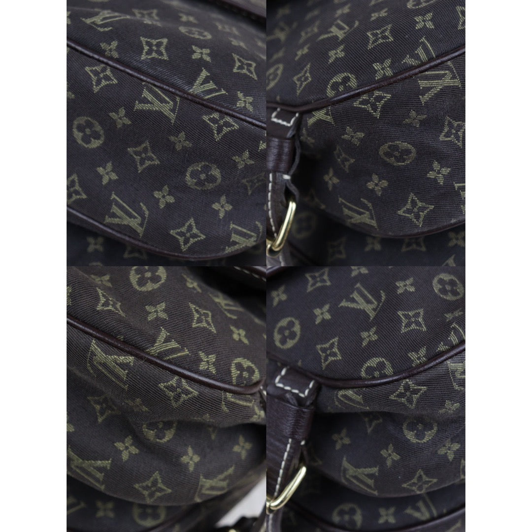 Rank A ｜LV Monogram Mini Run Saumur 30 Shoulder Bag Canvas Leather Brown｜24020115