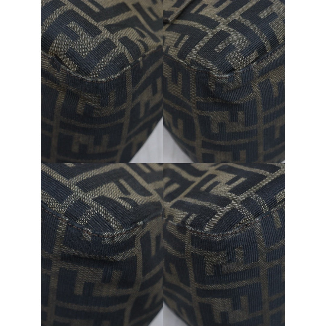 Include Entrupy Certificate of Authenticity｜Good ( Rank AB)｜ FENDI Zucca Mamma Baguette Shoulder Bag｜26031912