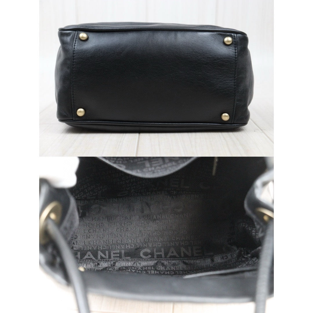 Good ( Rank AB) ｜ CHANEL Camellia Lamb Skin ToteBag PM Made In 2003～2004 Year ｜25011602