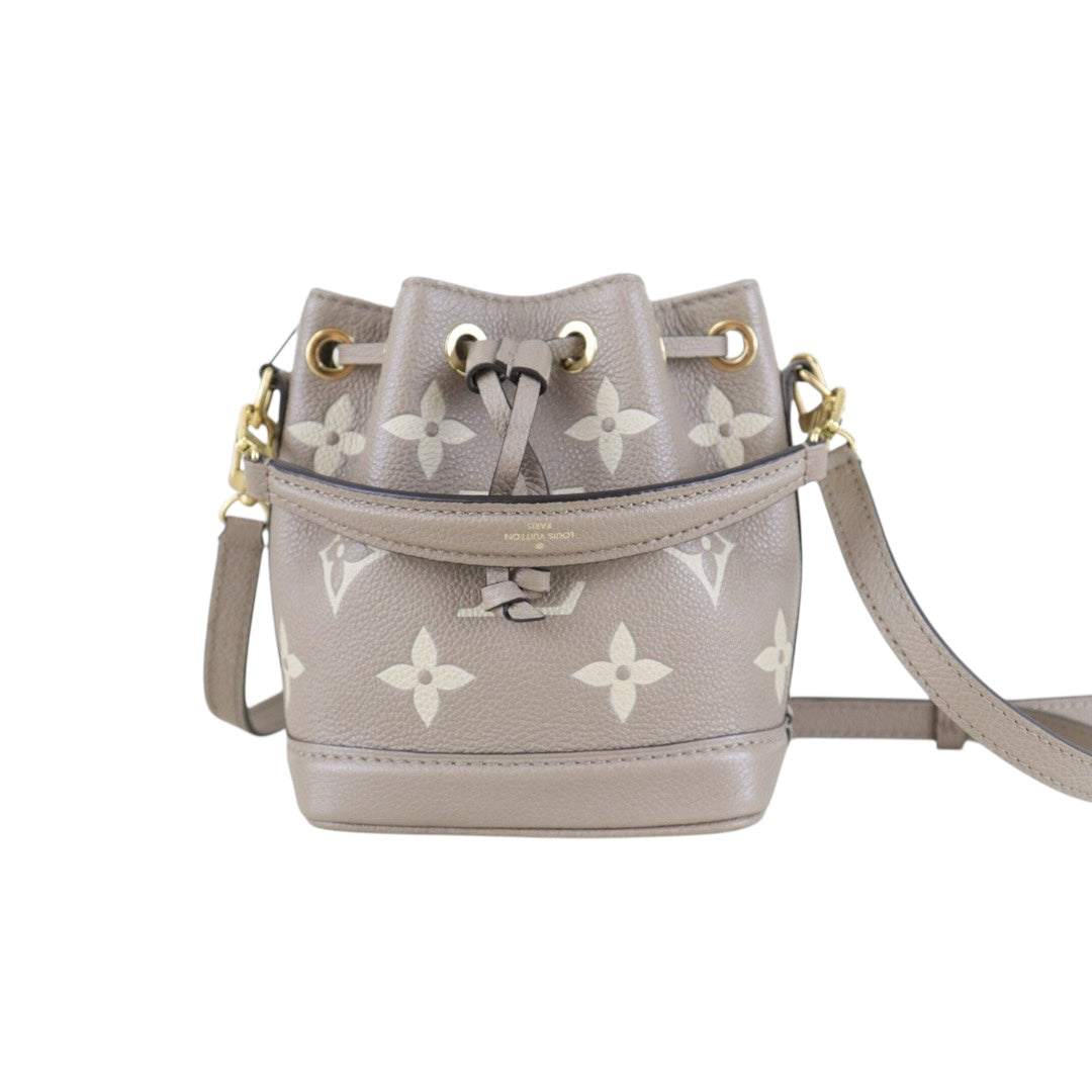 Louis Vuitton Monogram Empreinte Nano Noe ShoulderBag Elephant Grey IC Chips Model (Rank A) - photo 1