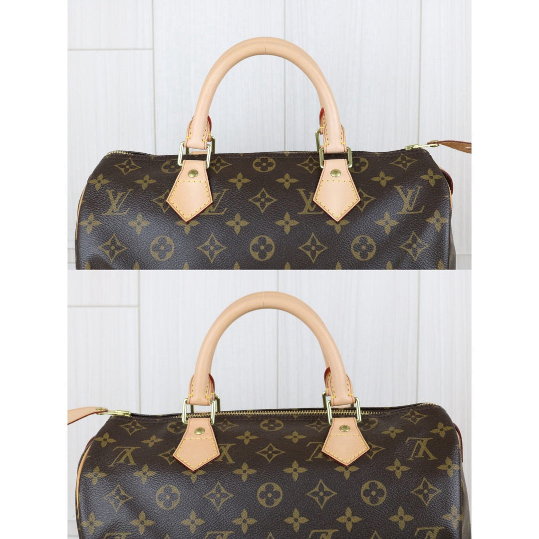 First installment 1/3｜ Include Entrupy Certificate of Authenticity｜Excellent（Rank SA）｜ Louis Vuitton Monogram Speedy 30 Hand Bag｜X26041603