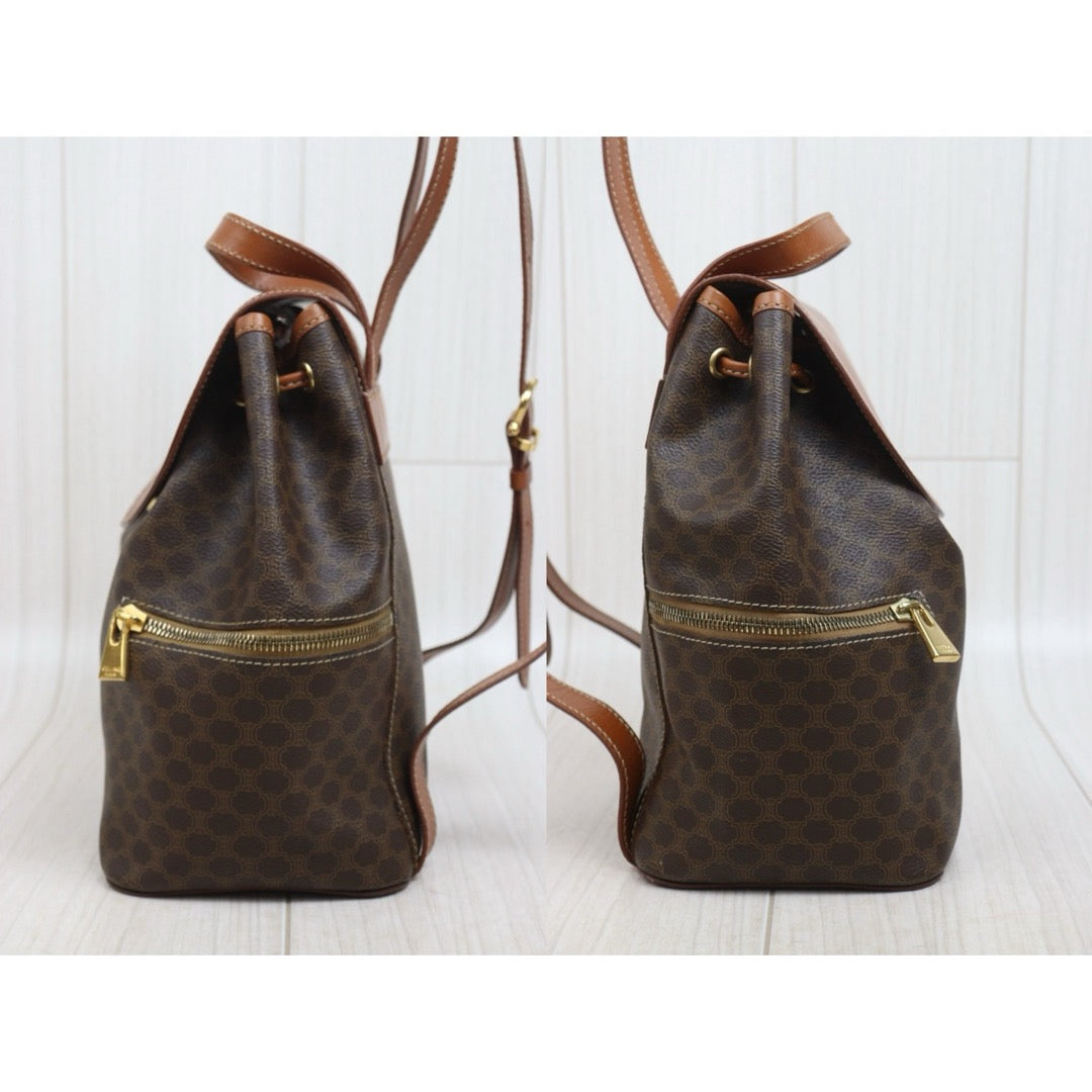 Include Entrupy Certificate of Authenticity｜Very Good ( Rank A)｜CELINE Macadam Backpack  ｜26071308