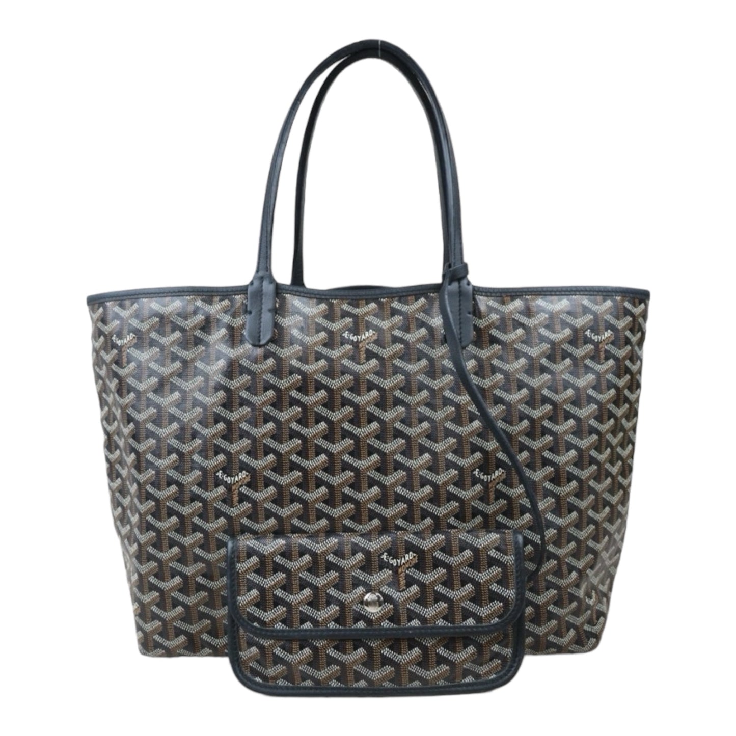 Rank A ｜ Goyard Saint-Louis PM Tote Bag Black｜S24071442