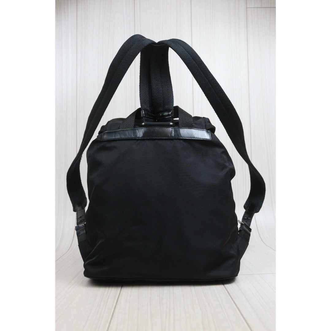 Include Entrupy Certificate of Authenticity｜Good ( Rank AB) ｜Prada  Nylon Black Small Backpack ｜26091802