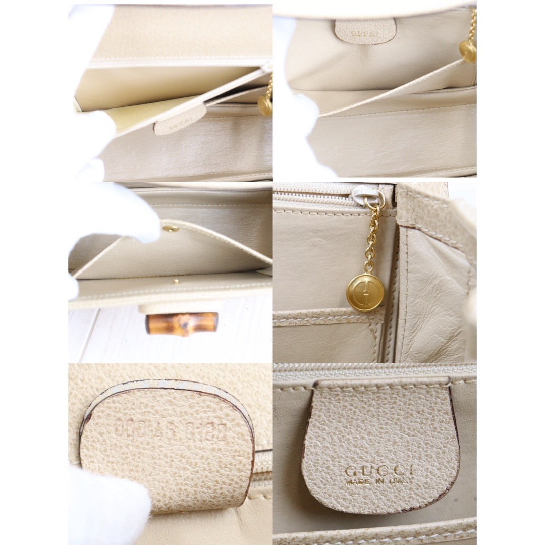 Rank A ｜ GUCCI Vintage Bamboo Hand Bag With Shoulder strap ｜24020123