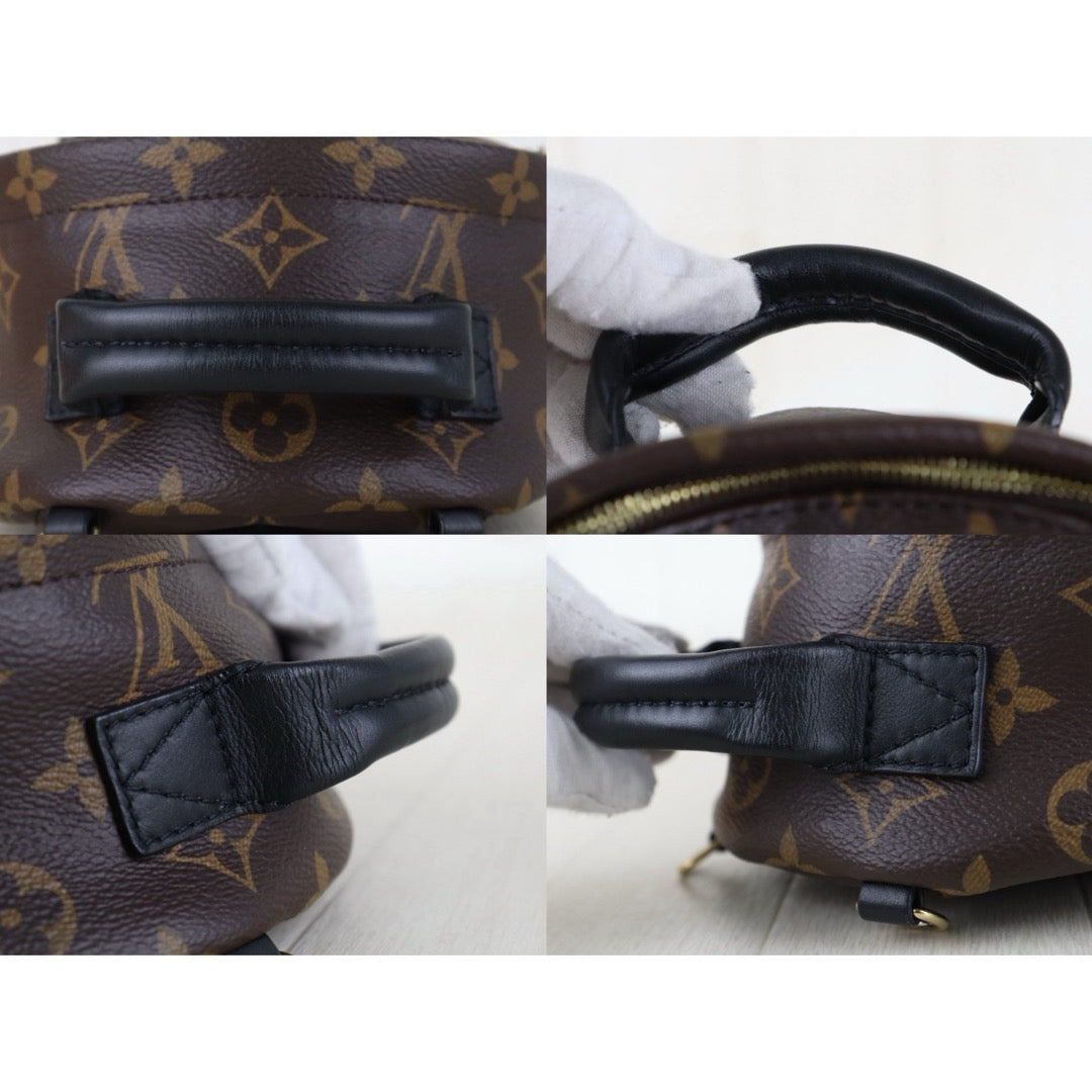 Include Entrupy Certificate of Authenticity｜Very Good ( Rank A)｜  Louis Vuitton Monogram Coated Canvas Mini Palm Springs Backpack IC Chips Model｜S26062509