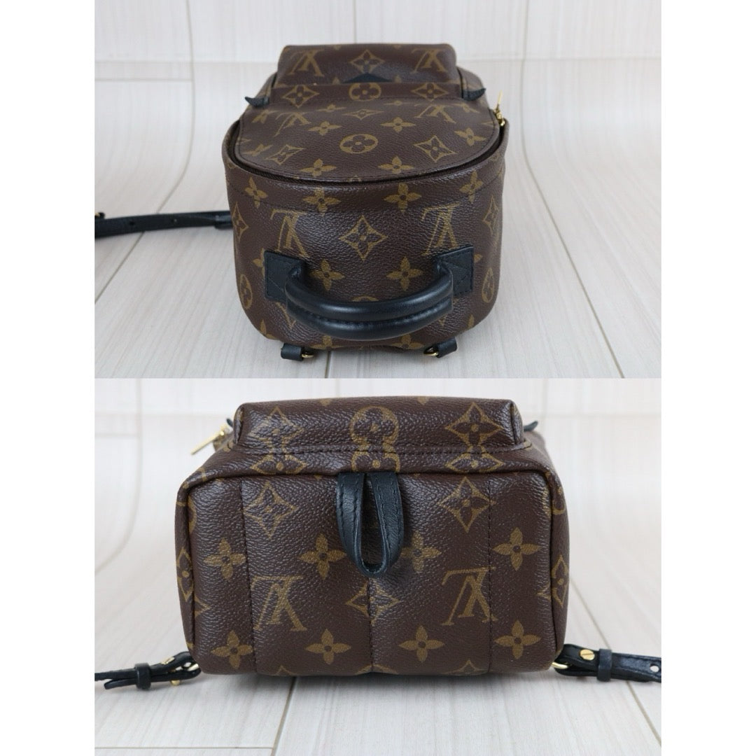 Include Entrupy Certificate of Authenticity｜Very Good ( Rank A)｜  Louis Vuitton Monogram Coated Canvas Mini Palm Springs Backpack ｜S26080601