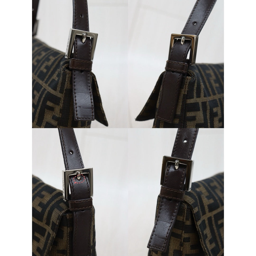 Good ( Rank AB) ｜ FENDI Zucca Mamma Baguette Shoulder Bag ｜S25110403