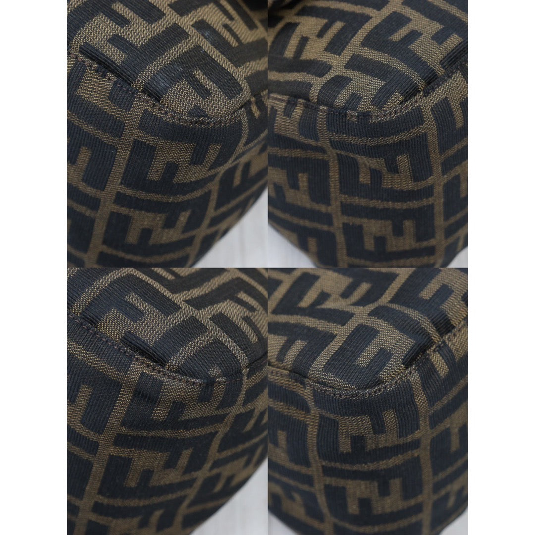 Rank A｜ FENDI Zucca Mamma Baguette Shoulder Bag ｜24042905