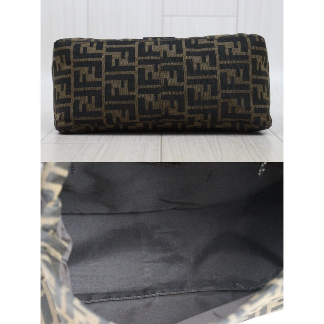 Good ( Rank AB)｜ FENDI Zucca Mamma Baguette Shoulder Bag｜25082206