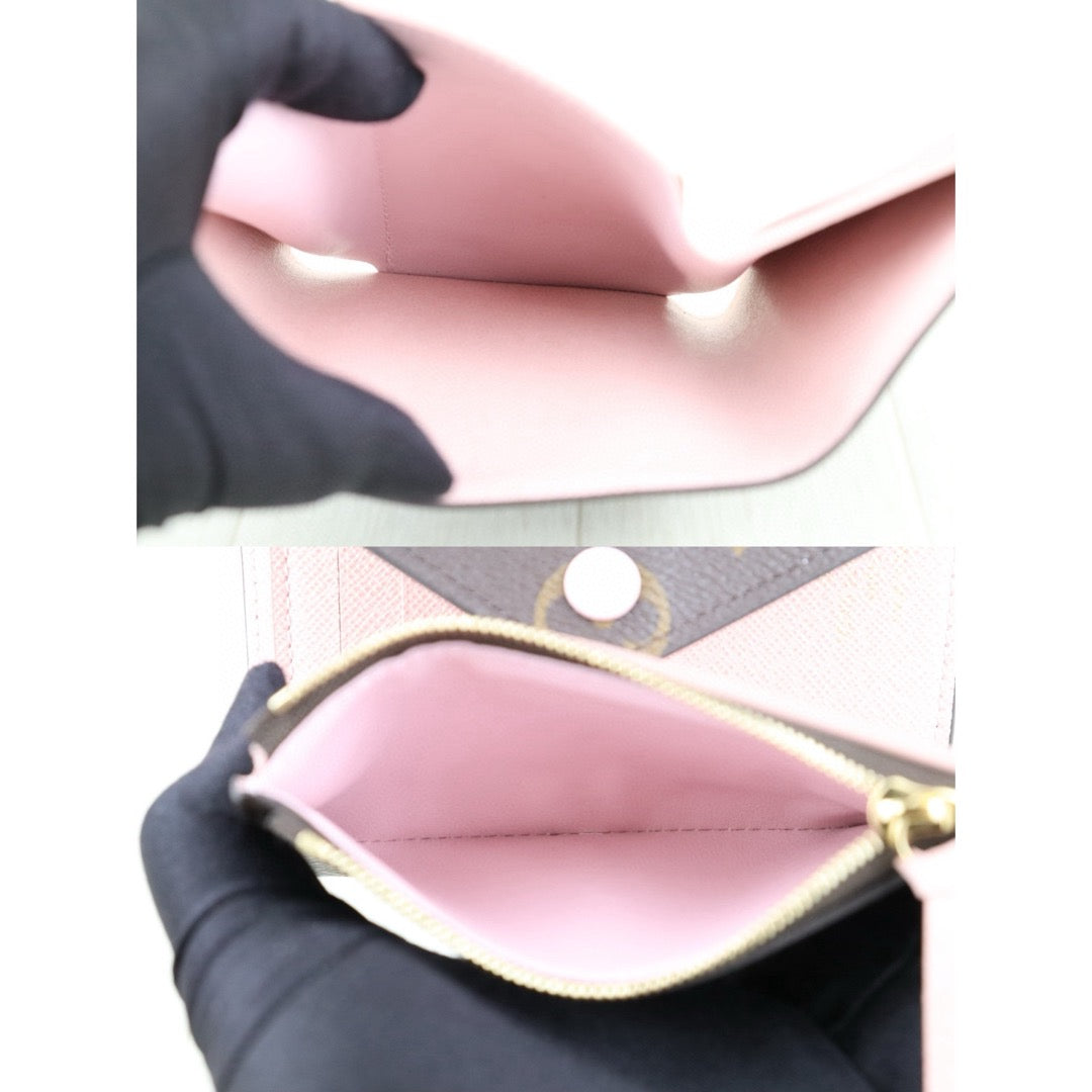 Very Good ( Rank A)｜  LV  Monogram Victorine  Wallet  IC Chips Model ｜Counter Price ￥81,400JPY｜H25022603