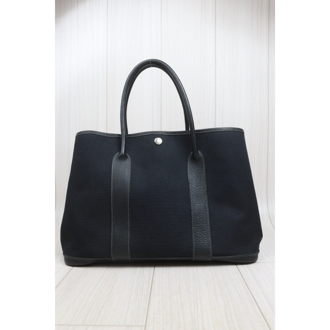 Include Entrupy Certificate of Authenticity｜Good ( Rank AB)｜ HERMES Garden Party PM Handbag □H Stamp Made In 2004 Year｜26092404