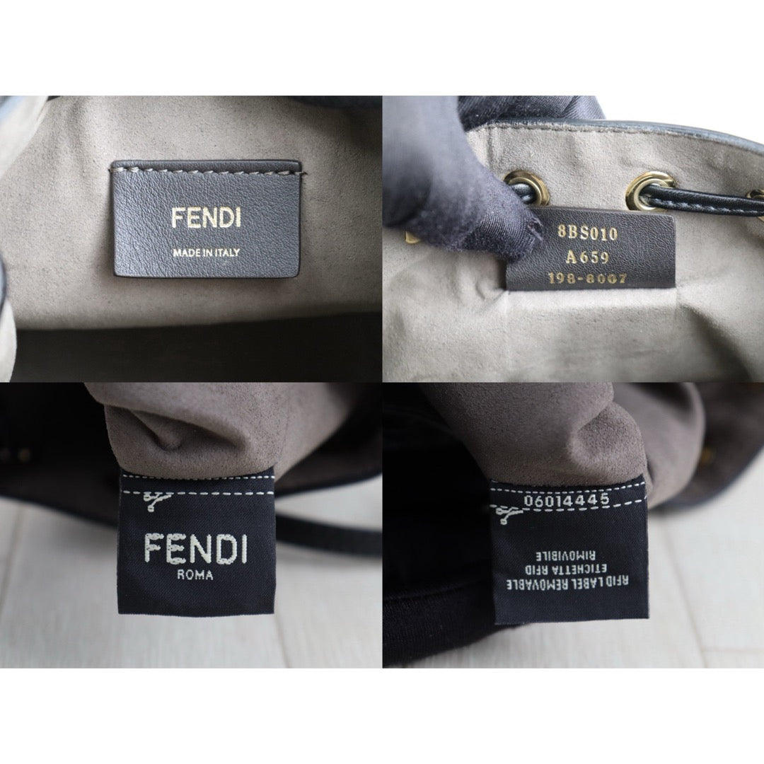 Very Good ( Rank A)｜ FENDI Zucca Mini Mon Tresor Bucket bag Shoulder Bag Brown ｜S25092206