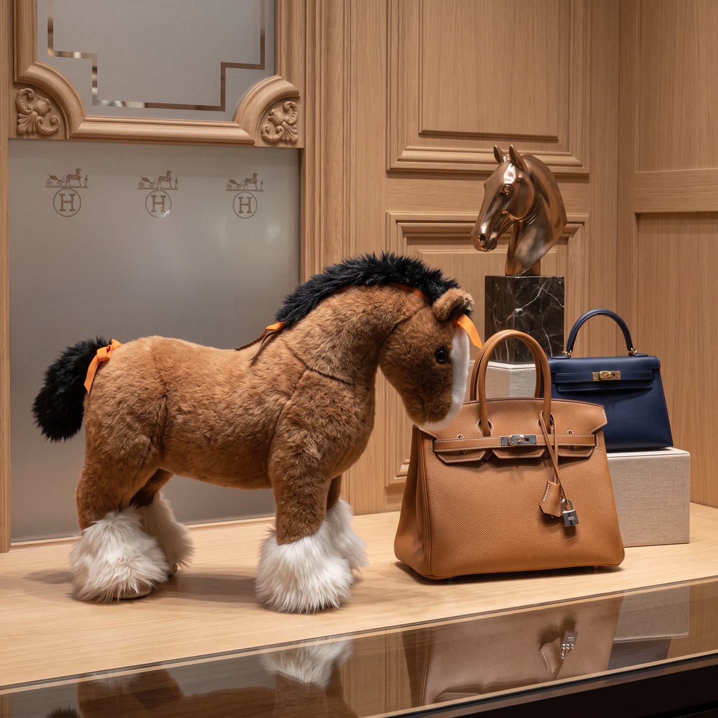 Good ( Rank AB)｜ HERMES  Cheval Hermy Plush MM｜S26080617