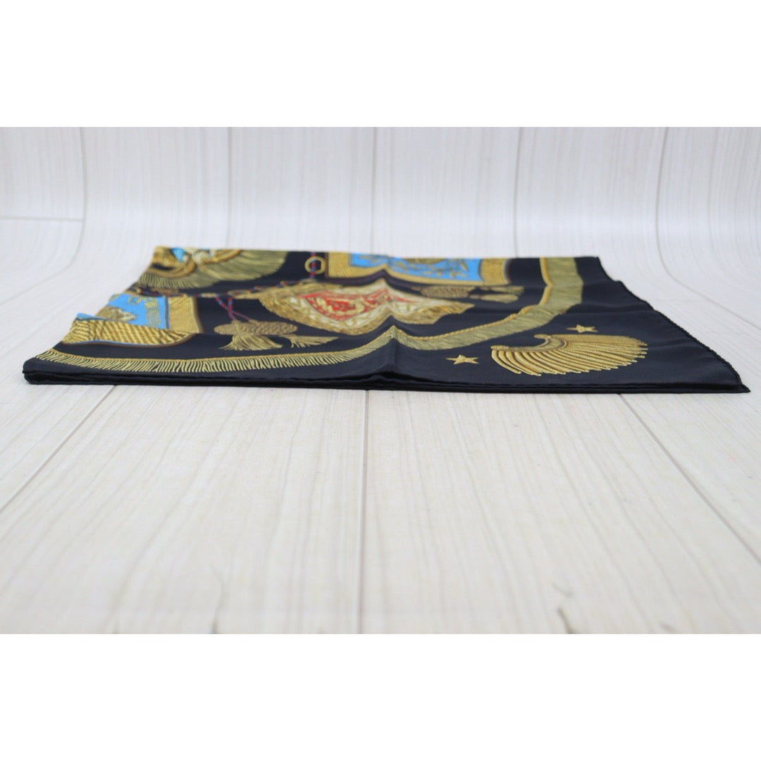 Very Good ( Rank A) ｜ HERMES Poste et Cavalerie Scarf 90｜V25110603