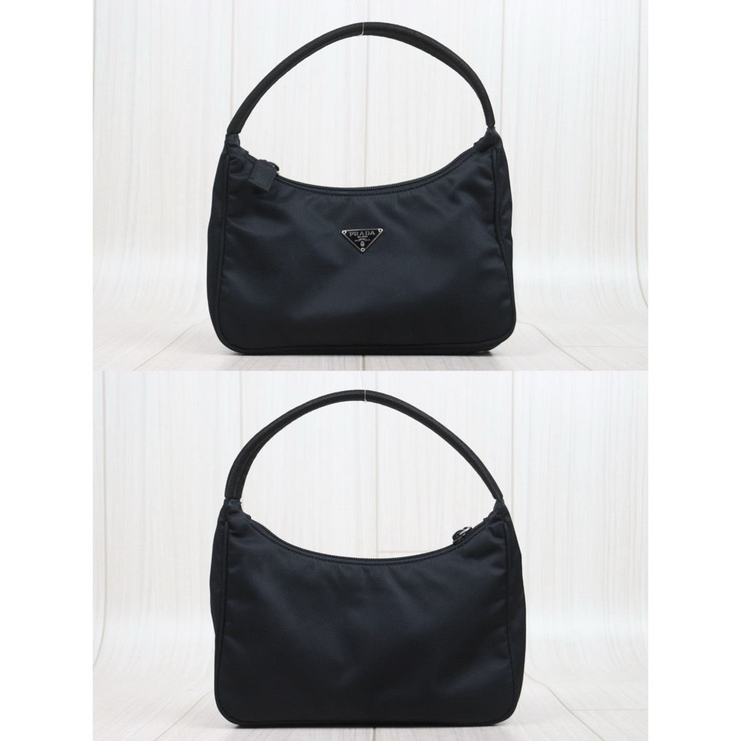 Very Good ( Rank A) ｜ PRADA Nylon HOBO HandBag Black｜25090404