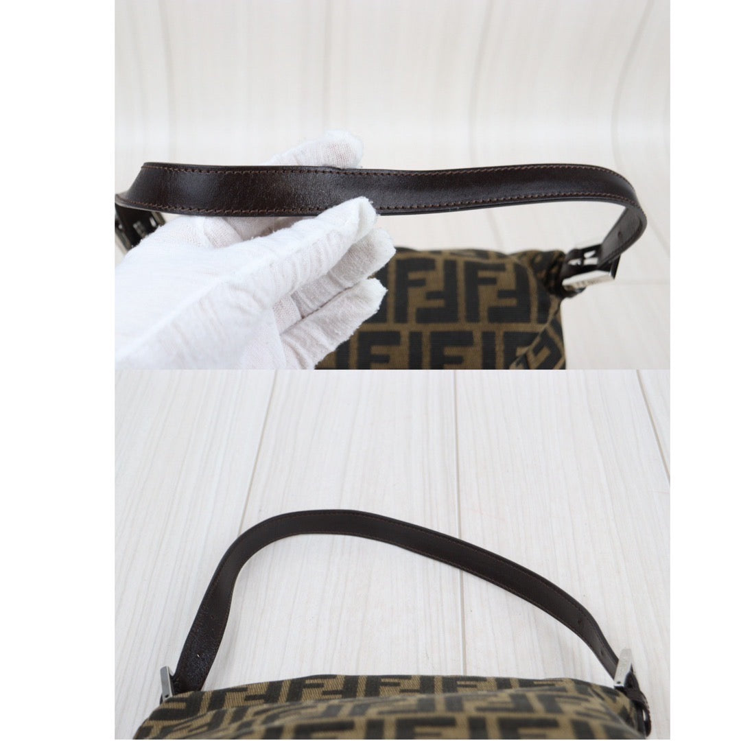 Rank A｜ FENDI Zucca Mamma Shoulder Bag ｜24031210